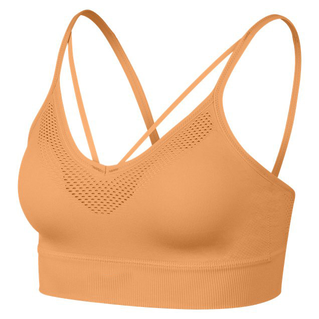 SEAMLESS LIGHT WOMEN'S BRA ORANGE